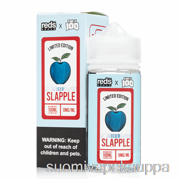 Vape Box Iced Slapple - 7 Daze X Keep It 100 - 100ml 3mg